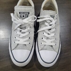 Converse All Star Light Gray Canvas Shoes